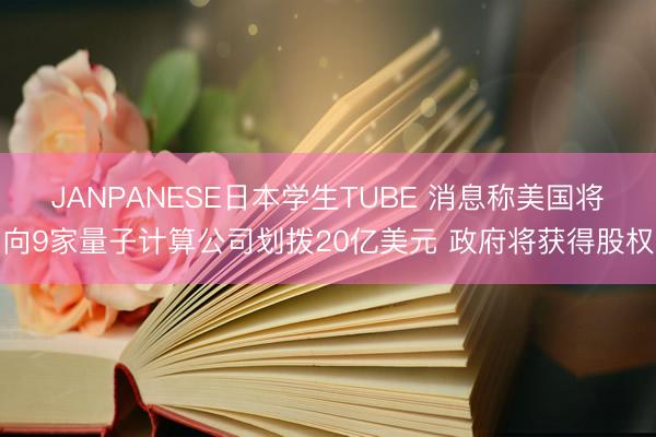 JANPANESE日本学生TUBE 消息称美国将向9家量子计算公司划拨20亿美元 政府将获得股权
