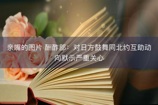 亲嘴的图片 酬酢部：对日方鼓舞同北约互助动向默示严重关心